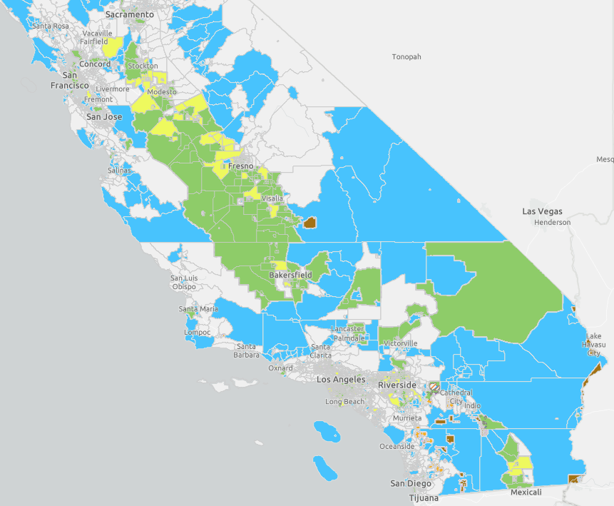 Eligibility map