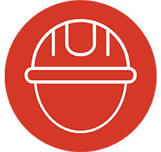 Person in a hard hat icon.